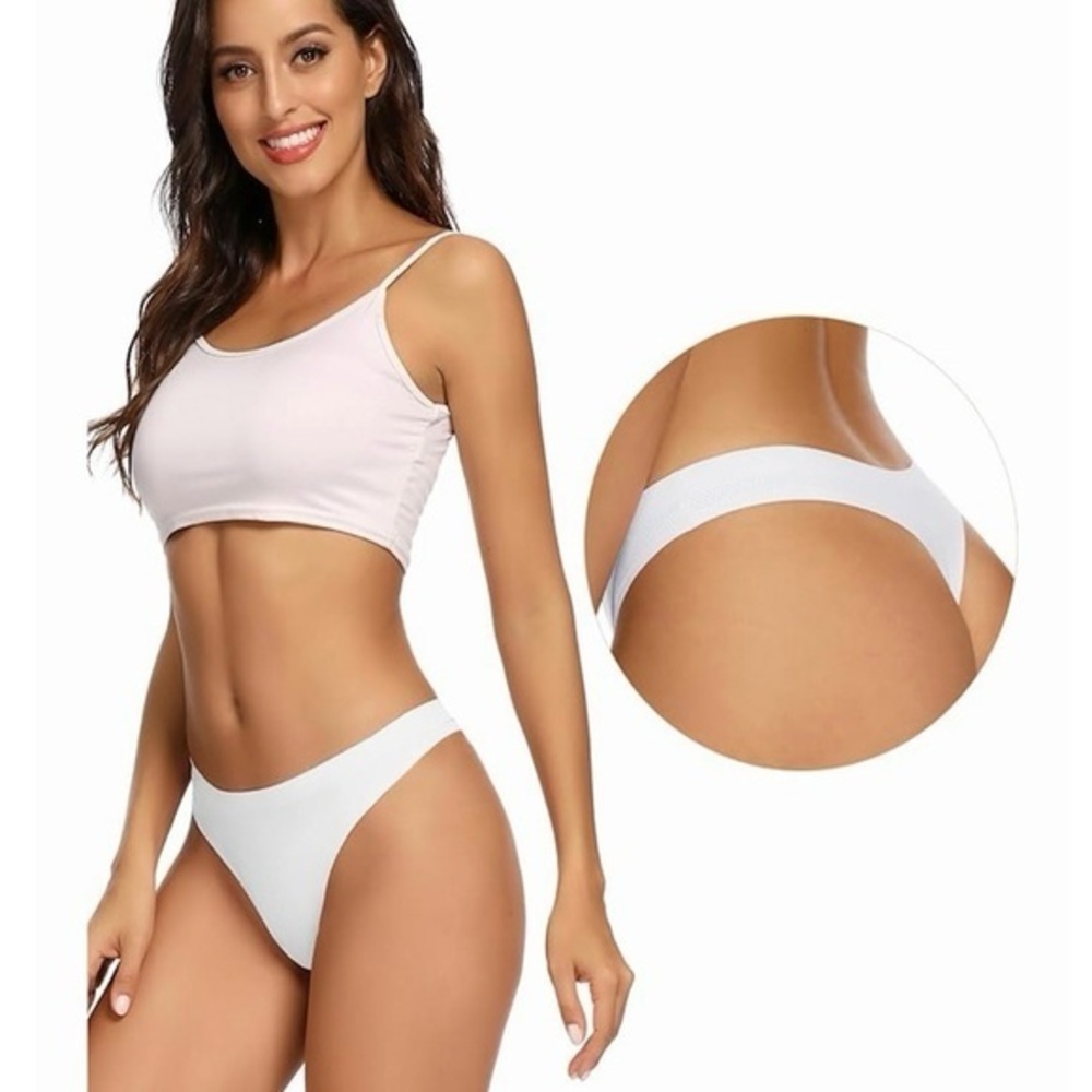 5 for $25! 2 Pair! White Thongs!